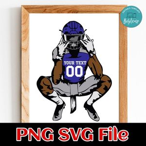 Player football PNG file template