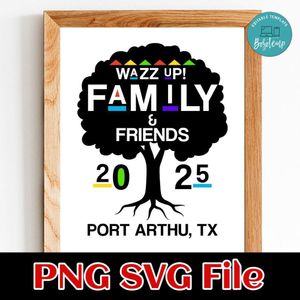 Family Reunion 2 Customer Request PNG file template