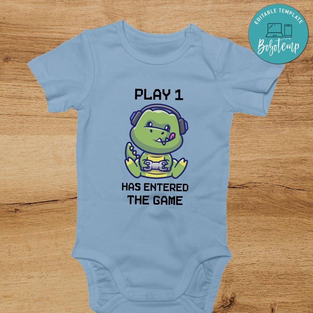 Player One has entered the game Toddler Shirt