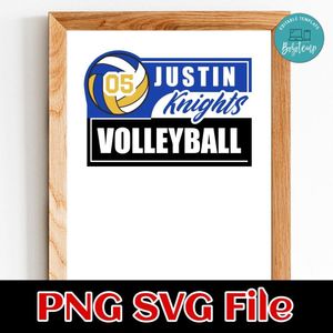 Volleyball Custom Name Team Name SVG design template