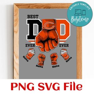 Daddy gang Chicago Bears PNG file template