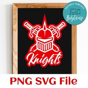 Knight team SVG PNG design template