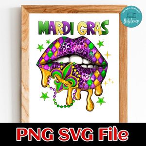 Mardi Gras PNG file template