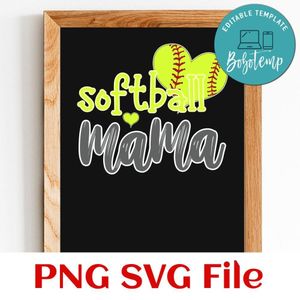 Solfball mama PNG SVG design template
